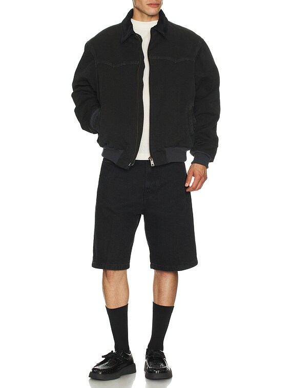 Maison Margiela Sportsjacket in Washed Black | FWRD