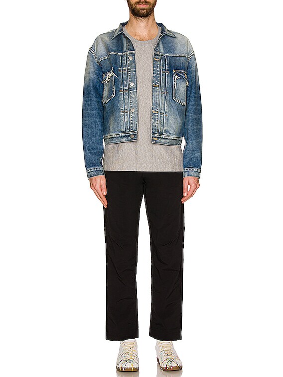 Maison Margiela Denim Jacket in Vintage Wash | FWRD Maison Margiela Denim Jacket in Vintage Wash | FWRD