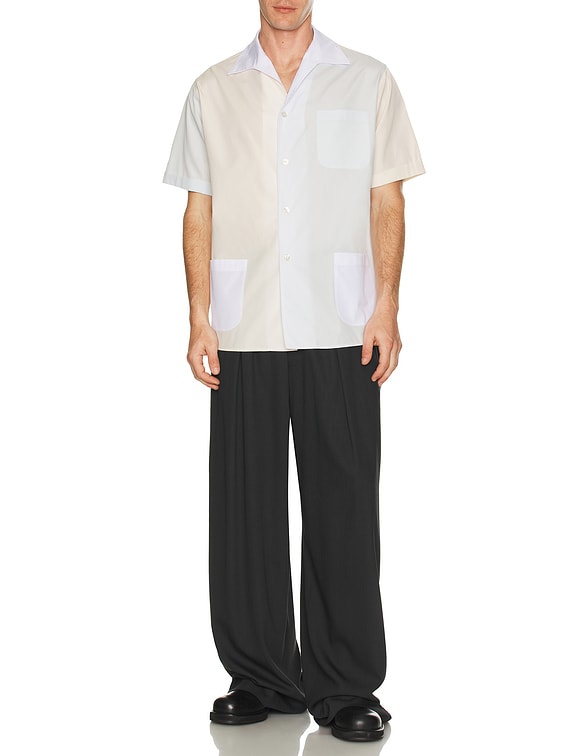 【公式サイト】正規ブランド品通販 Margiela Maison Short-Sleeved Light & Cream, White, in Shirt その他