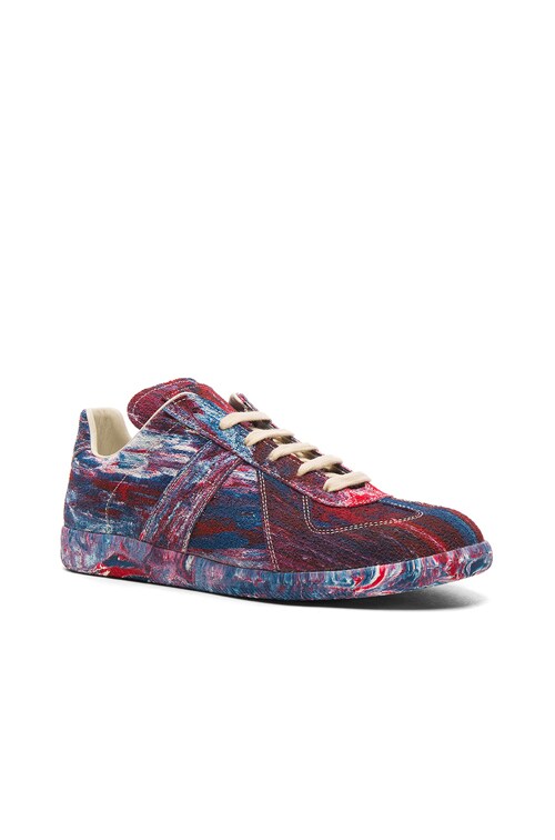 スニーカー Maison Margiela Multicolor Fabric Replica Sneakers Maison Margiela Replica Sneakers Multicolor | wananluxury