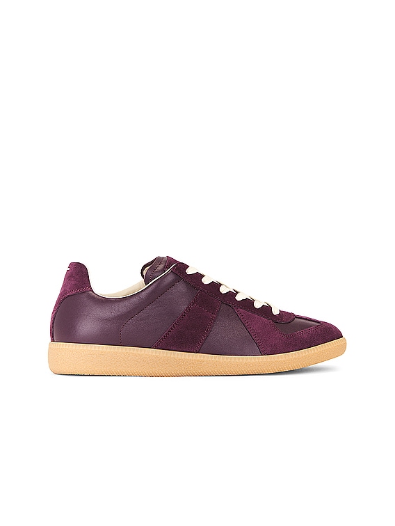 Maison Margiela Replica Sneaker in Merlot | FWRD