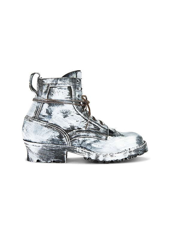 Maison Margiela Sierra Boots in Black & Mat Bianchetto | FWRD