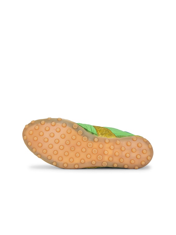 Maison Margiela Sprinters Low Top Sneakers in Kiwi, Lagoon