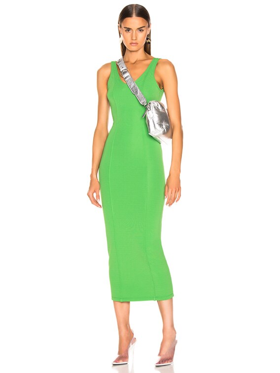 Maison Margiela Midi Dress in Green | FWRD