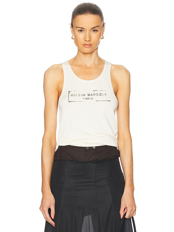 Maison Margiela Tank Top in Butter | FWRD