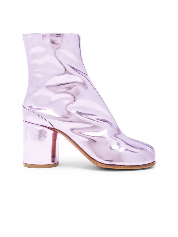 Maison Margiela Leather Tabi Boots in Pink | FWRD