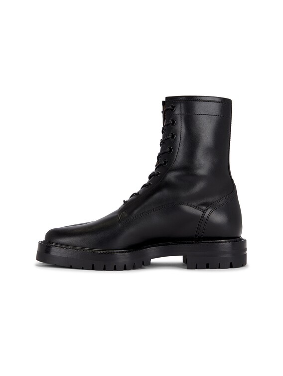 Maison Margiela Tabi County Combat Boot in Black | FWRD