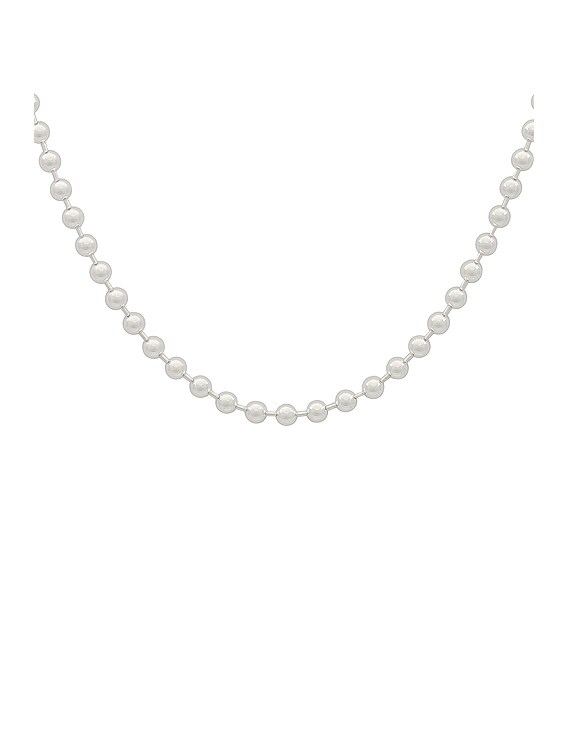 Martine Ali 925 Silver Oli Ball Chain in Silver | FWRD Martine Ali 925 Silver Oli Ball Chain in Silver | FWRD