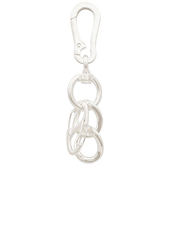 【好評にて期間延長】 Martine Ali FWRD | Silver in Keychain Bias Coated Silver アクセサリー