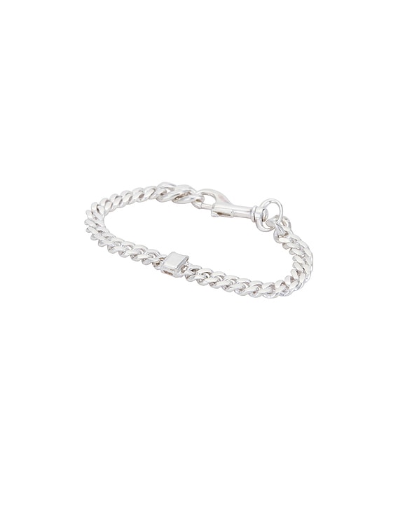 925 Silver Stone Thin Link Bracelet