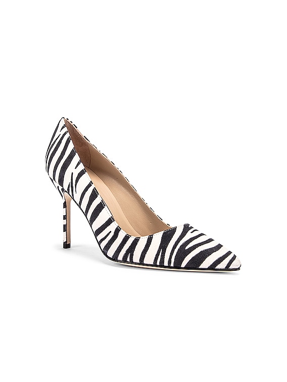 manolo blahnik zebra