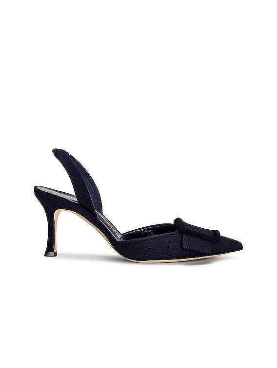 Manolo Blahnik MAYSLI ヒール - Navy | FWRD