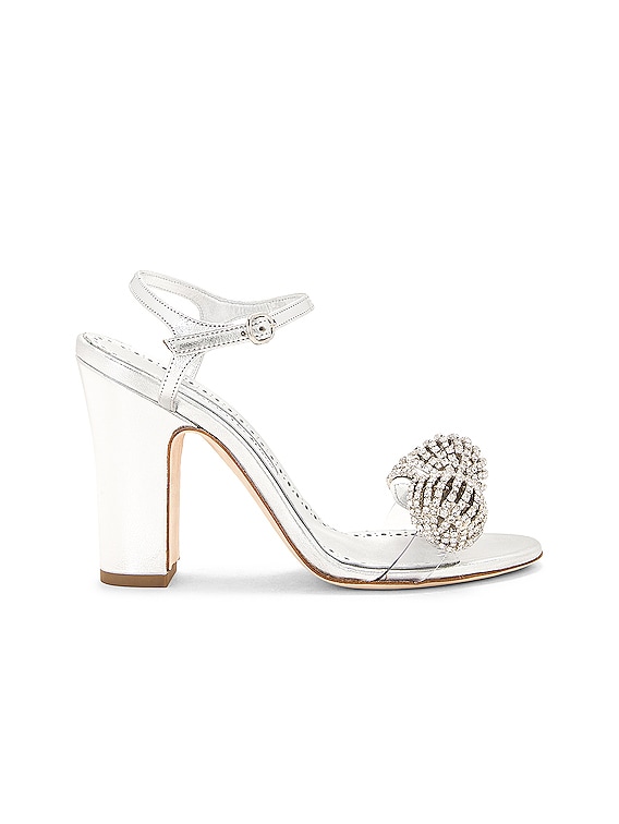 Manolo Blahnik ELHOB サンダル - Silver | FWRD