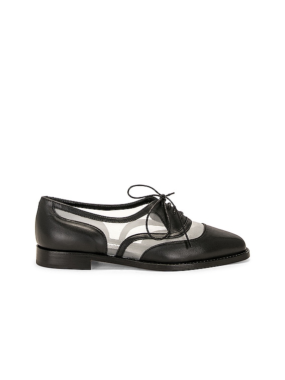 最終値下げ★新品未使用MANOLO BLAHNIK フラット 37.5 Manolo Blahnik - Maysli Black Leather Slingback, 70mm