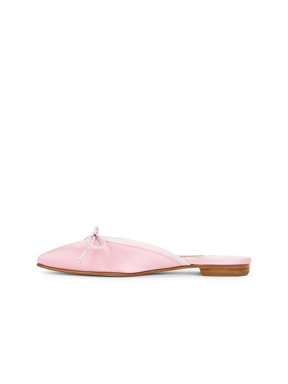 Manolo Blahnik Ballerimu 10 Flat in Light Pink | FWRD