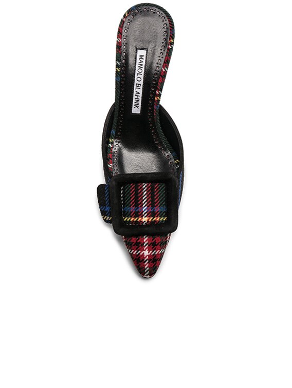 manolo blahnik plaid