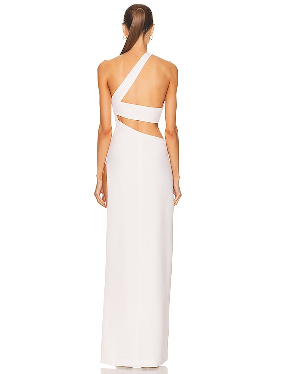 Cut Out One Shoulder Maxi Dress
