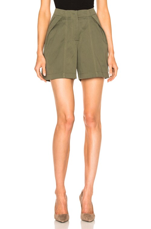 cotton canvas shorts