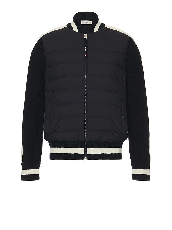 【関税込み】Moncler ブラック リブニット タイツ Moncler セーター - Dark Navy Blue | FWRD