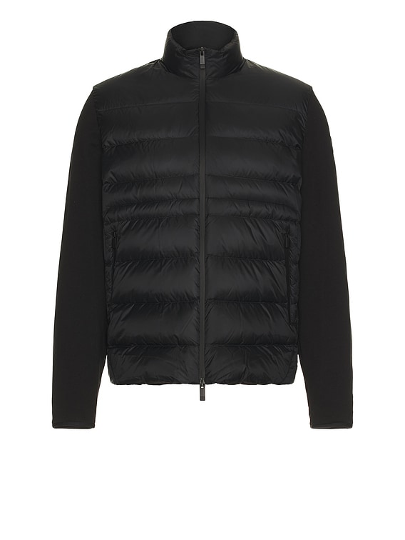 MONCLER｜ (8C00003 89AUO 529) Moncler Grenoble Padded zip-up Jacket | Black | FARFETCH