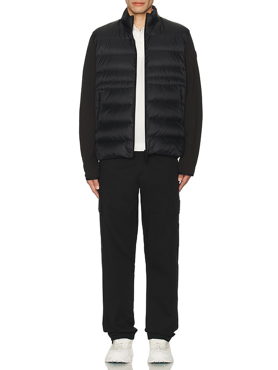 【MONCLER】ZIP UP CARDIGAN◆K24028G0000189AUJ Moncler Zip Up Cardigan in Black | FWRD