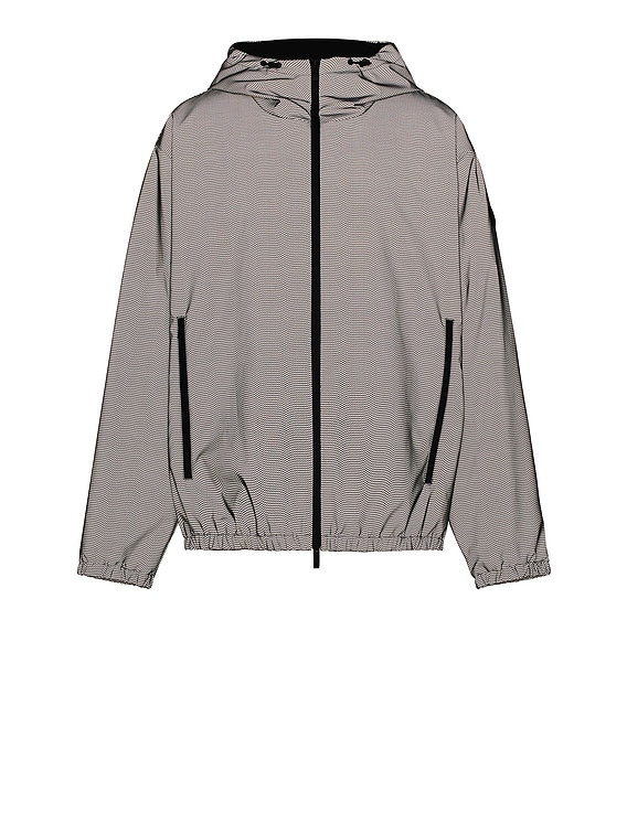 【関税込み】Moncler グレー Sautron ジャケット Moncler Sautron Reflective Hooded Jacket | Grey | FARFETCH