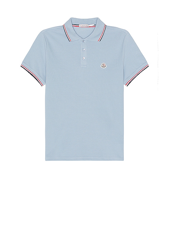 Moncler Ss Polo in Blue | FWRD