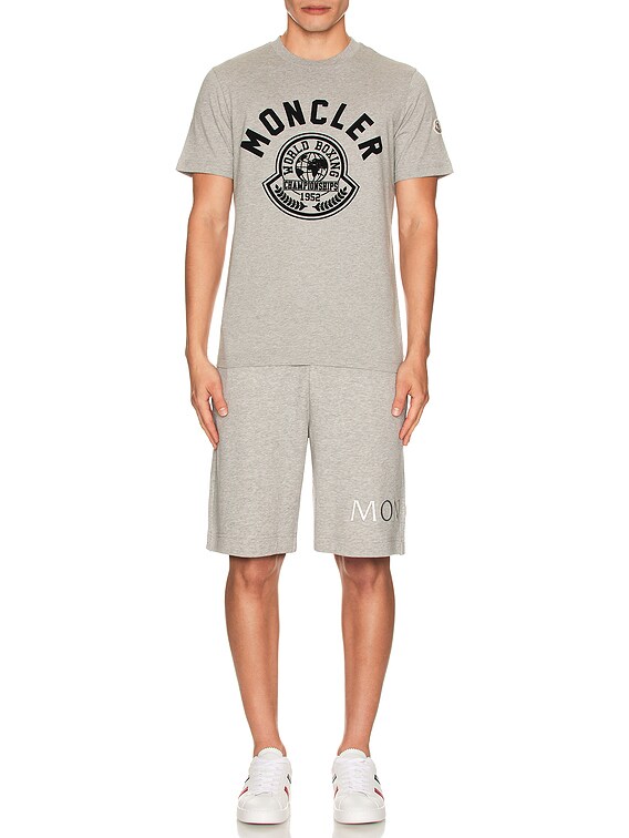 Moncler T-Shirt in Grey | FWRD Moncler T-Shirt in Grey | FWRD