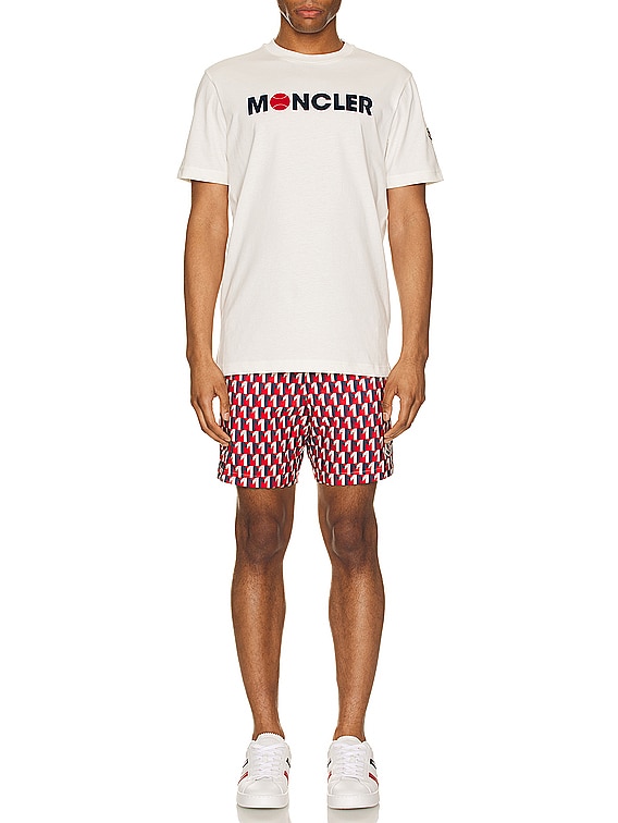 MONCLER レッド ショートパンツ MONCLER P5 モンクレール ショートパンツ 水着 スイムパンツ