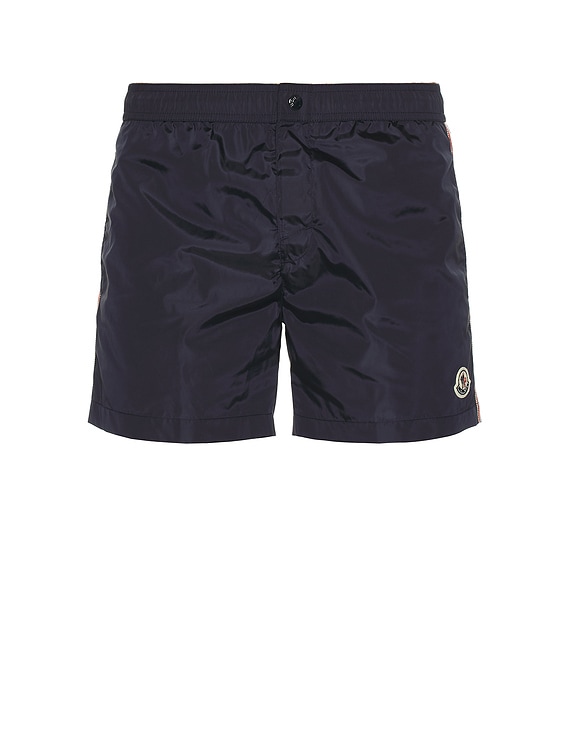 Moncler Swim Shorts in Navy | FWRD