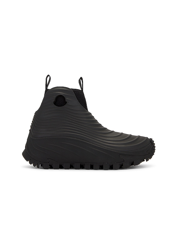 ごえもん‼️MONCLER ACQUA RAIN BOOT BLACK Moncler Acqua High Rain Boots in Black | FWRD