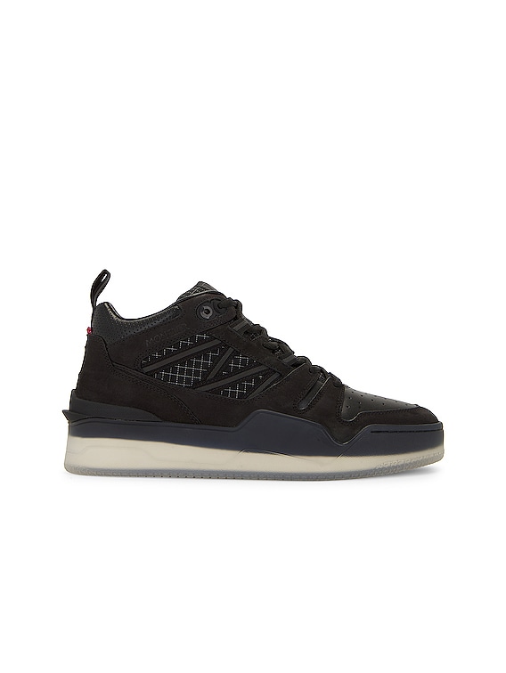 【MONCLER】PIVOT MID HIGH TOP スニーカー Moncler Pivot Mid High Top Sneakers in Black | FWRD