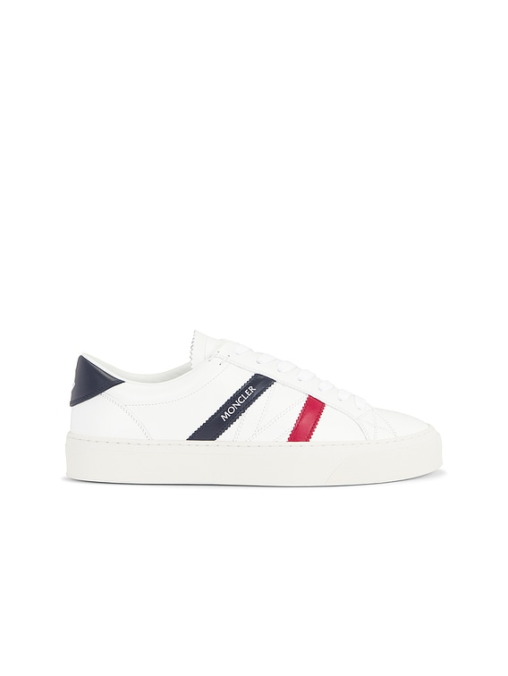 Moncler Monaco 2 Low Top Sneaker in Brilliant White | FWRD