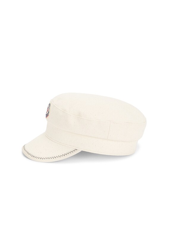 Moncler Conductor Hat in White | FWRD