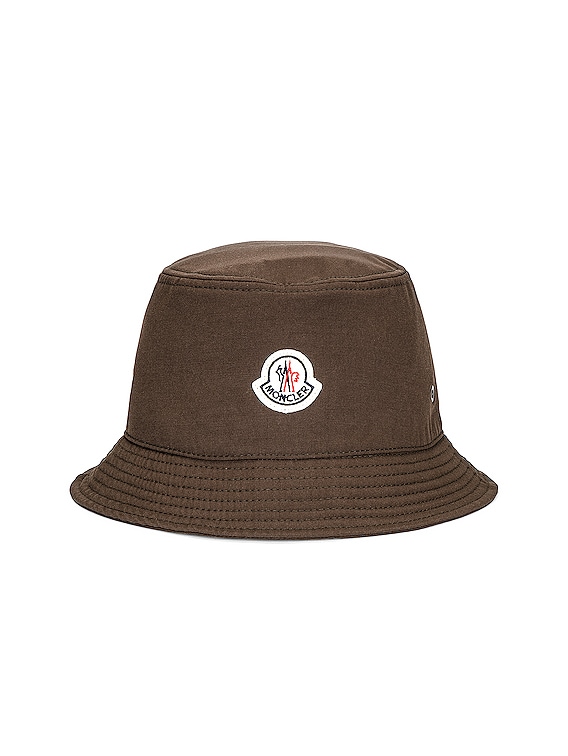 ハット MONCLER Woman Hat Brown K20933B00036A9327 456 Moncler Bucket Hat in Military Green | FWRD