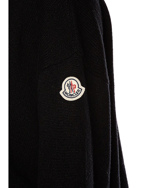Moncler Lupetto Tricot Sweater in Black | FWRD