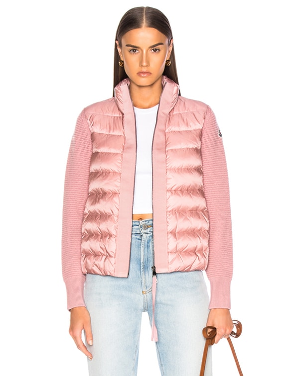 Moncler Maglione Tricot Cardigan in Pink | FWRD