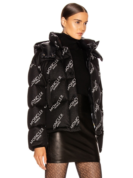 Moncler Caille Jacket in Black | FWRD