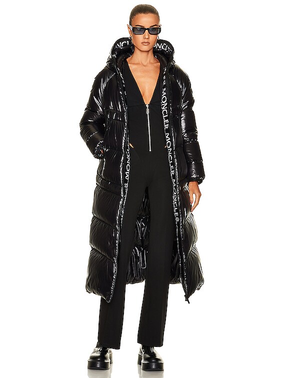 m*m様 最終値下げ！！！新品未使用 定価24.4万円 MONCLER ロンハー Moncler Matt Black Chanon Long Coat in Black | FWRD