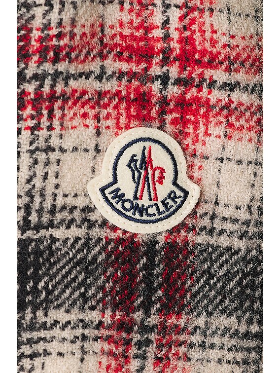 ジャケット・アウター MONCLER Tailored Jacket MAGLIA Wappen Moncler Plaid Shirt Jacket in Black Multi | FWRD
