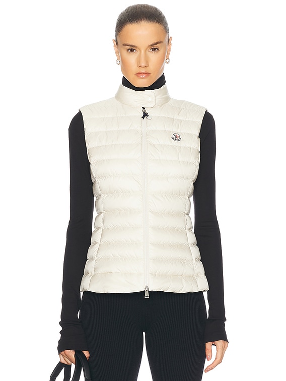 Moncler Ignes Vest in Light Beige | FWRD