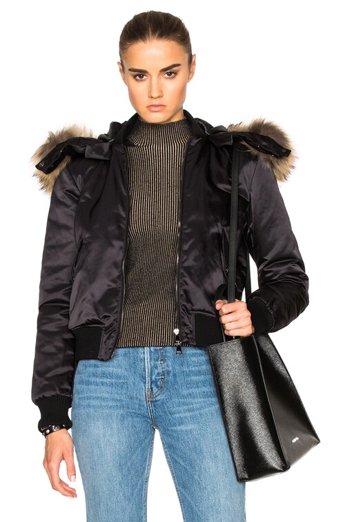 Moncler Eulimene Giubbotto Jacket in Black | FWRD