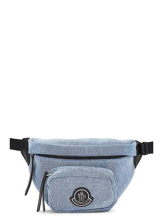 Moncler Felicie Belt Bag in Light Blue FWRD