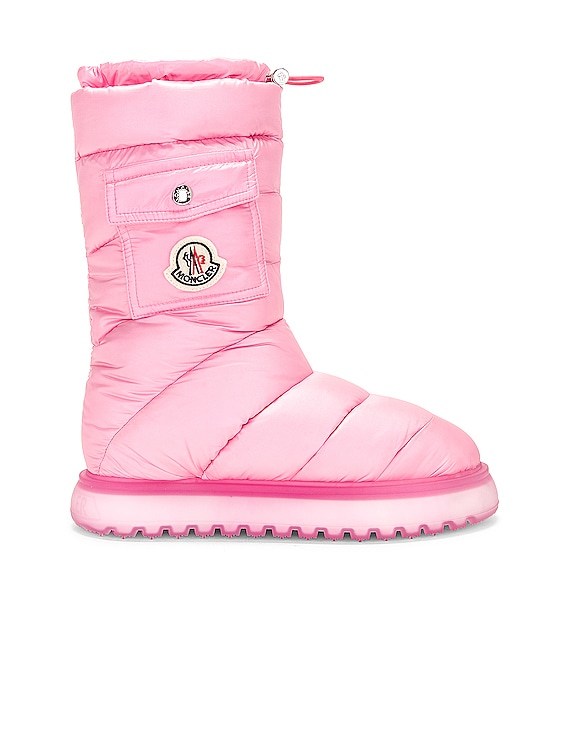 Moncler pink outlet boots