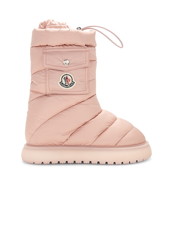 Moncler Gaia Pocket Mid Snow Boot in Pink | FWRD