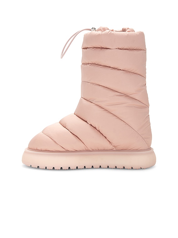 Moncler Gaia Pocket Mid Snow Boot in Pink | FWRD