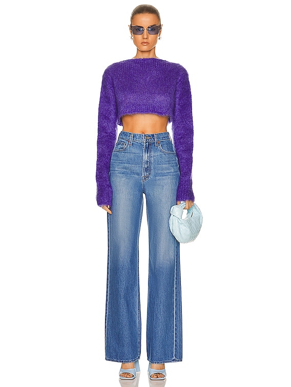 MOTHER SNACKS! High Waisted Savory Heel in Delicious Memories | FWRD