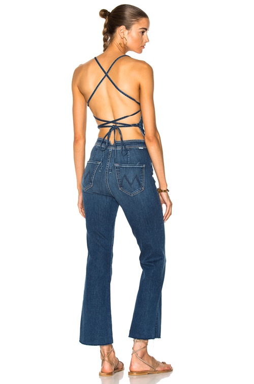mother tie back jumpsuit