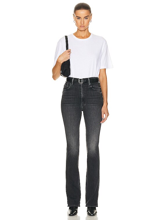 MOTHER The High-Waisted Smokin' Double Heel Jeans