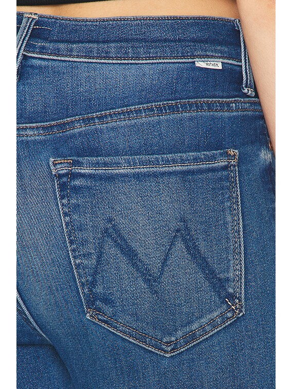MOTHER The Stunner Zip Bunny Snip Jeans in Connect The Dots | FWRD
